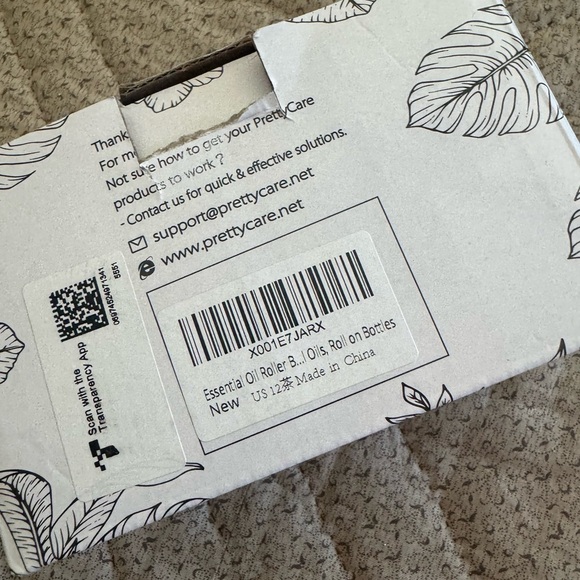 Essential Oil Roller Bottles -set of 10 with labels, mini funnels, roller& guide - Picture 3 of 11